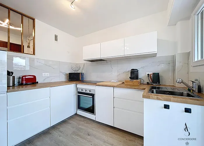 Apartman Le Brasilia - 4 Pers - 10 Min Palais - Climatise - Centre