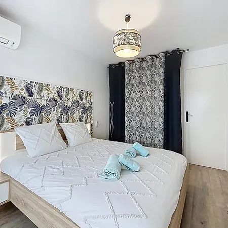 Le Brasilia - 4 Pers - 10 Min Palais - Climatise - Centre Appartement Cannes